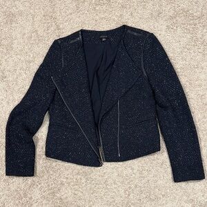 Ann Taylor Midnight Speckled Blazer